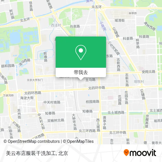 美云布店服装干洗加工地图