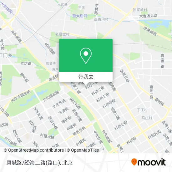康碱路/经海二路(路口)地图