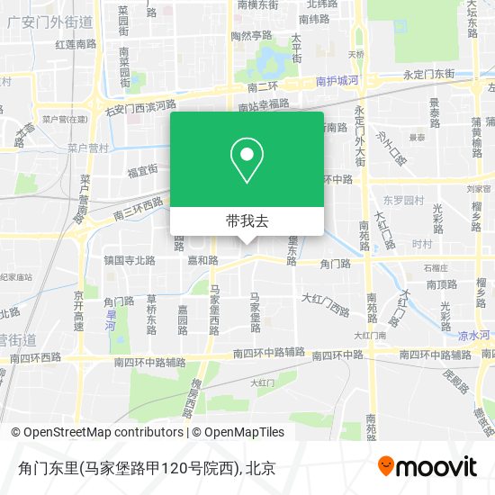 角门东里(马家堡路甲120号院西)地图