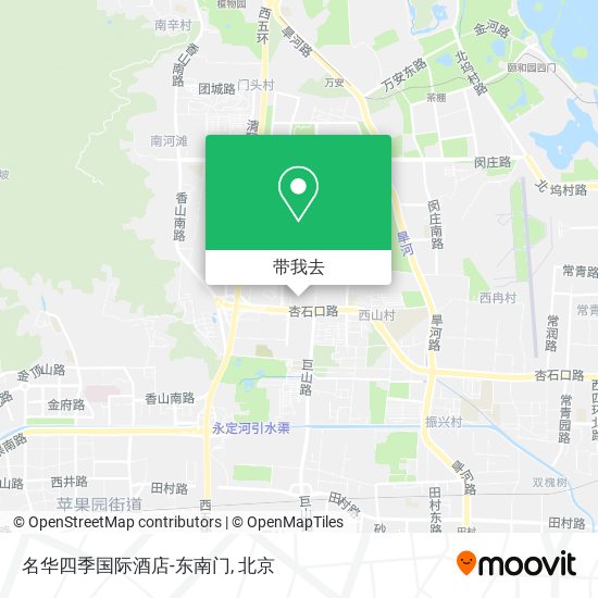 名华四季国际酒店-东南门地图