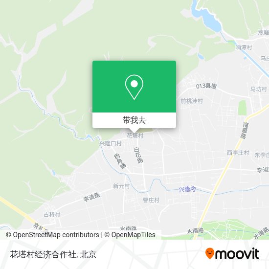 花塔村经济合作社地图