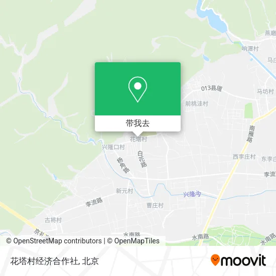 花塔村经济合作社地图