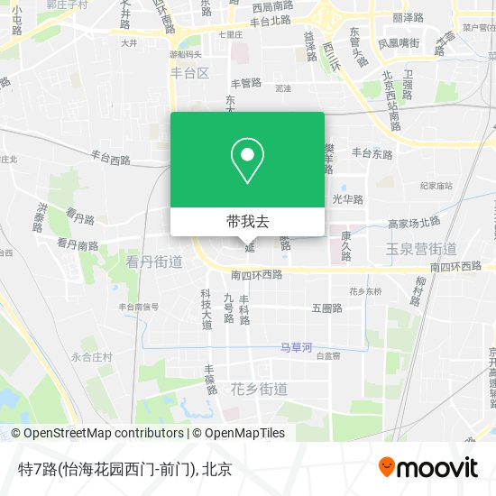 特7路(怡海花园西门-前门)地图