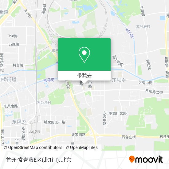 首开·常青藤E区(北1门)地图