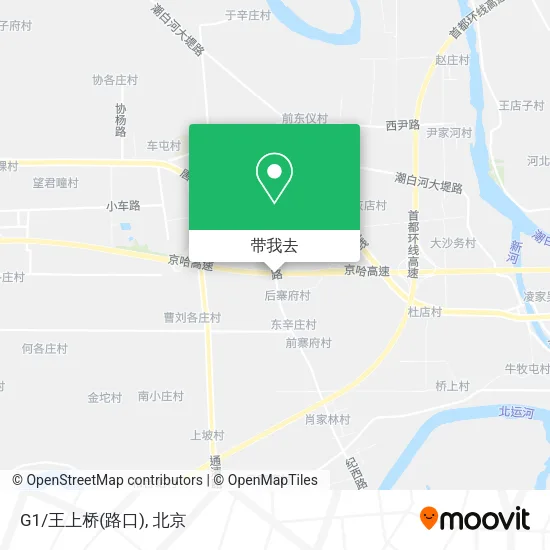G1/王上桥(路口)地图
