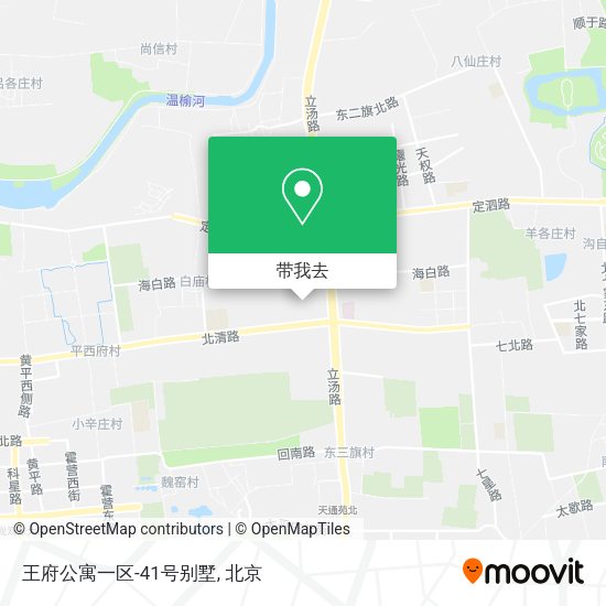 王府公寓一区-41号别墅地图