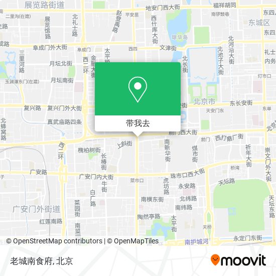 老城南食府地图