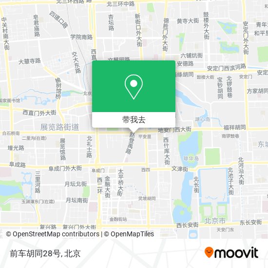 前车胡同28号地图
