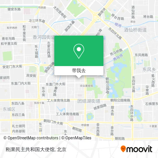 刚果民主共和国大使馆地图