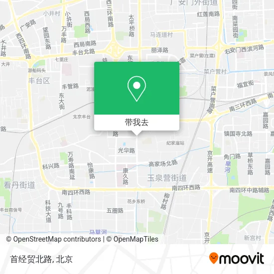 首经贸北路地图