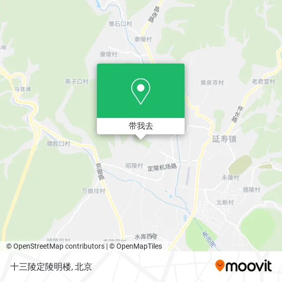 十三陵定陵明楼地图