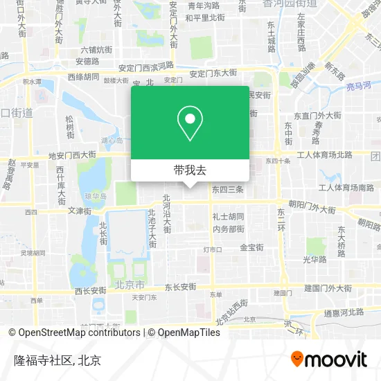 隆福寺社区地图