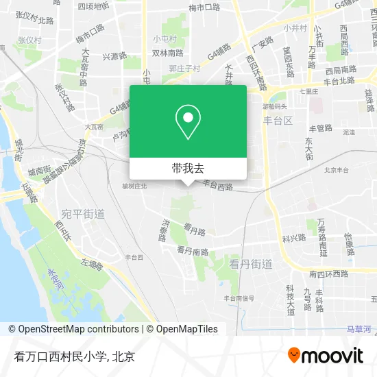 看万口西村民小学地图