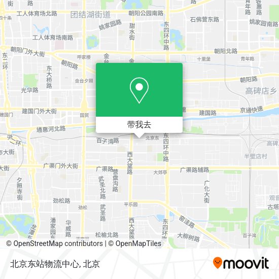 北京东站物流中心地图