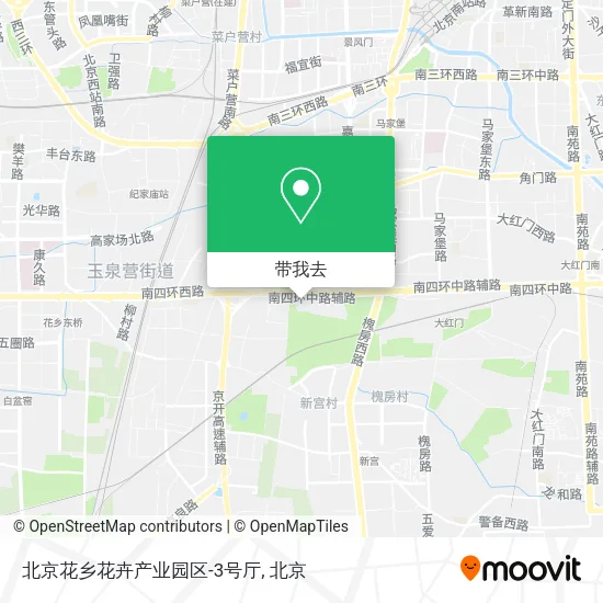 北京花乡花卉产业园区-3号厅地图