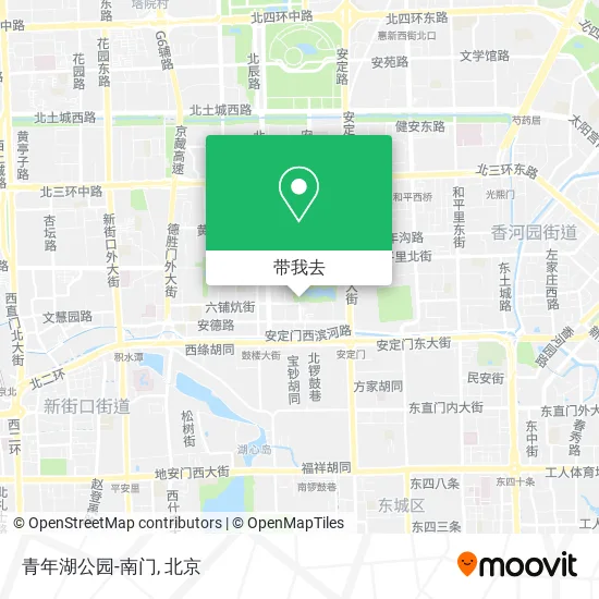 青年湖公园-南门地图