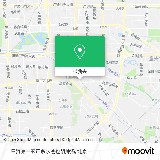 十里河第一家正宗水煎包胡辣汤地图