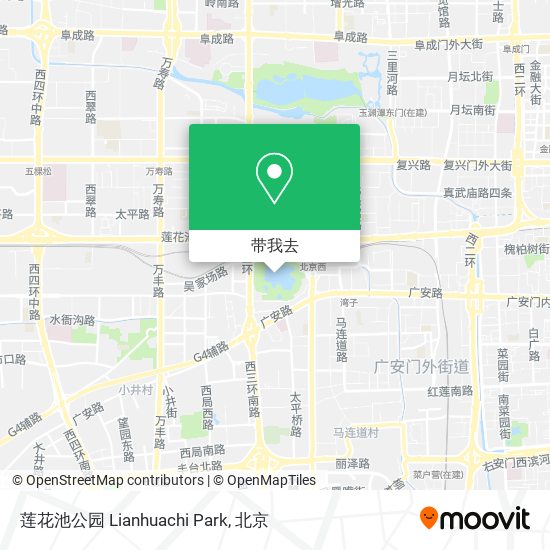 莲花池公园 Lianhuachi Park地图