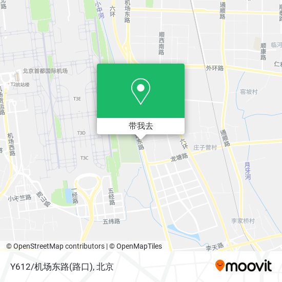 Y612/机场东路(路口)地图
