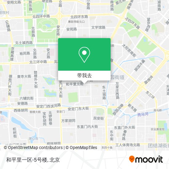 和平里一区-5号楼地图