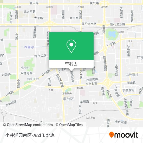 小井润园南区-东2门地图