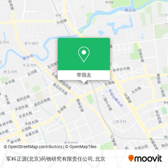 军科正源(北京)药物研究有限责任公司地图