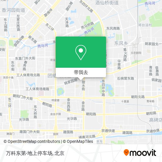 万科东第-地上停车场地图