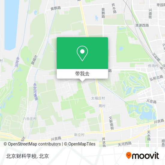 北京财科学校地图