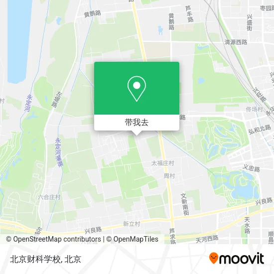北京财科学校地图
