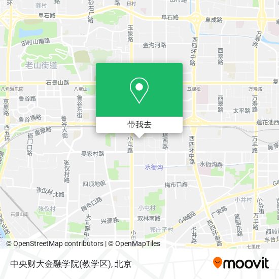 中央财大金融学院(教学区)地图