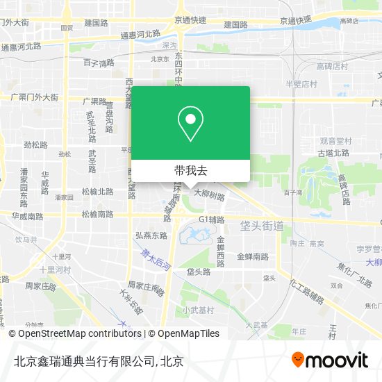 北京鑫瑞通典当行有限公司地图