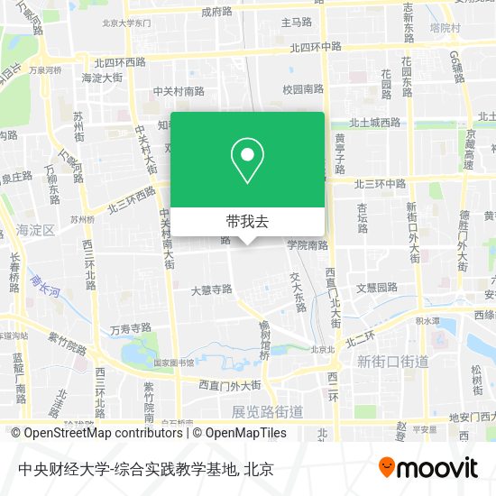 中央财经大学-综合实践教学基地地图