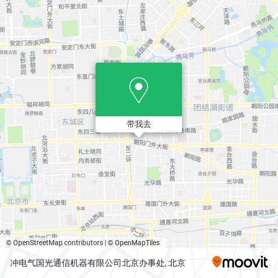 冲电气国光通信机器有限公司北京办事处地图