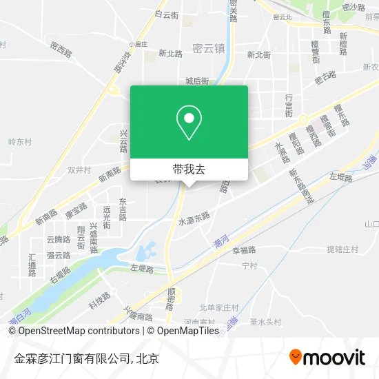 金霖彦江门窗有限公司地图