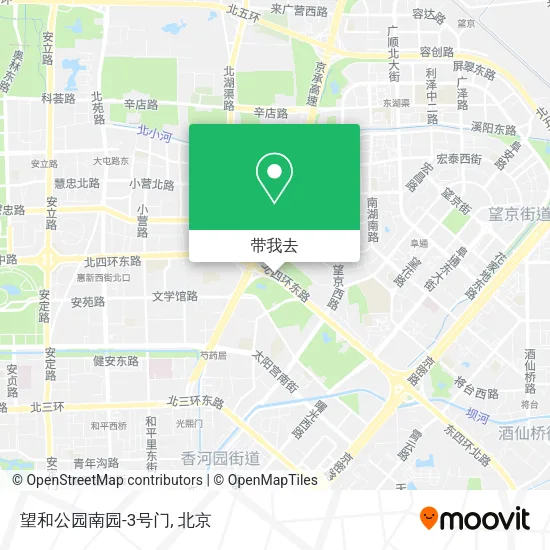 望和公园南园-3号门地图
