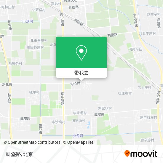 研垡路地图