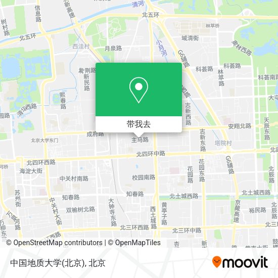 中国地质大学(北京)地图