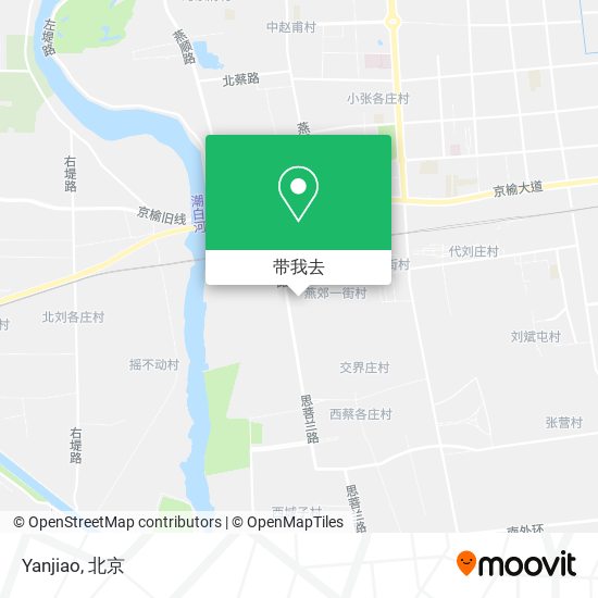 Yanjiao地图