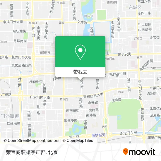 荣宝阁装裱字画部地图