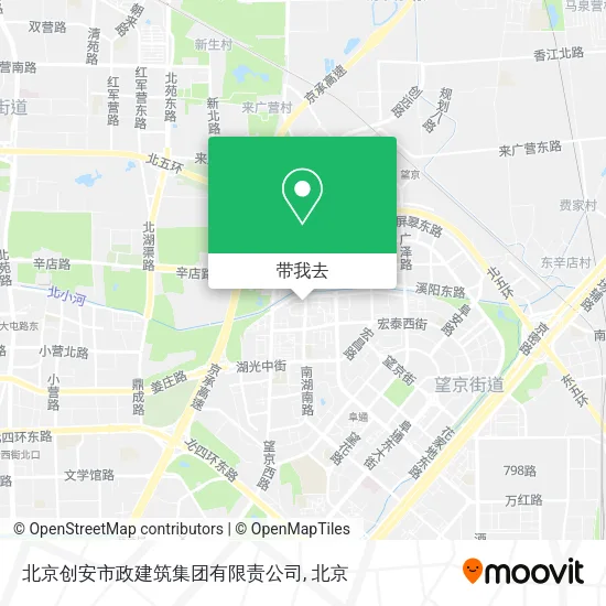 北京创安市政建筑集团有限责公司地图