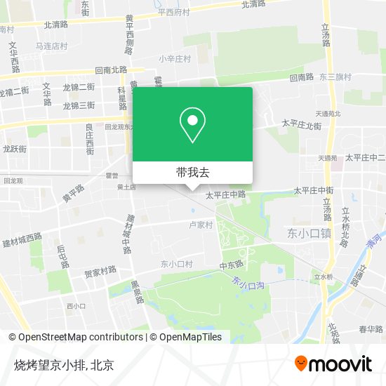 烧烤望京小排地图