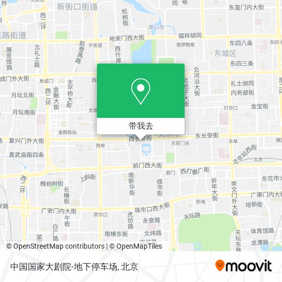 中国国家大剧院-地下停车场地图