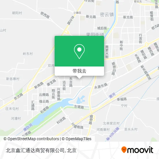 北京鑫汇通达商贸有限公司地图