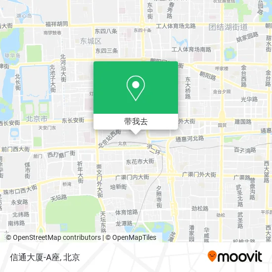 信通大厦-A座地图