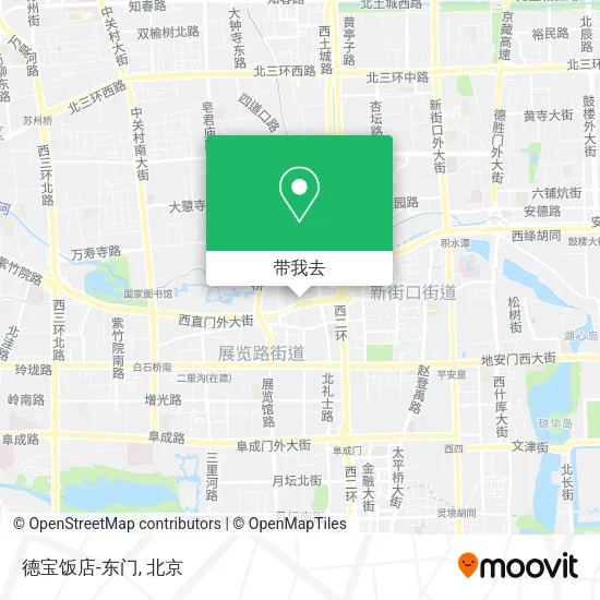 德宝饭店-东门地图