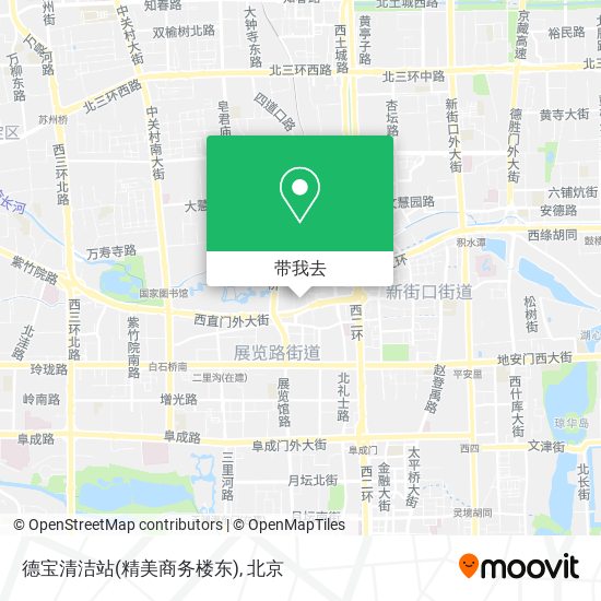德宝清洁站(精美商务楼东)地图