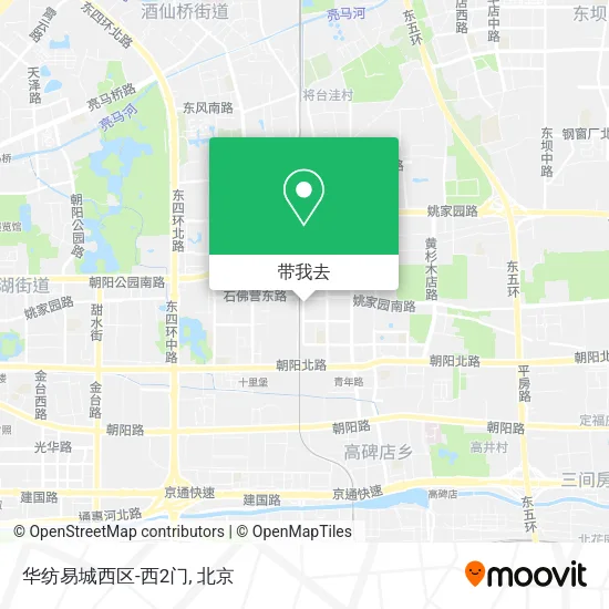 华纺易城西区-西2门地图