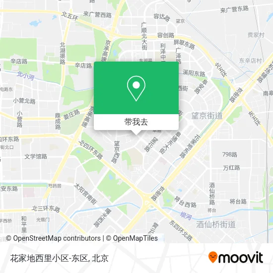 花家地西里小区-东区地图