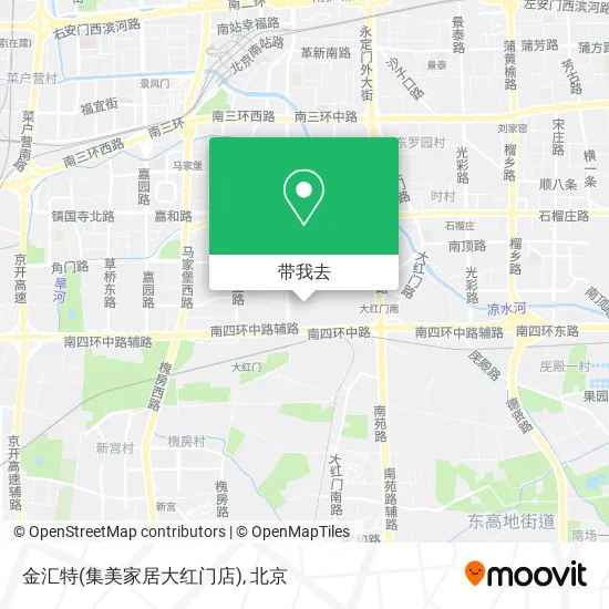 金汇特(集美家居大红门店)地图