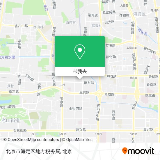 北京市海定区地方税务局地图